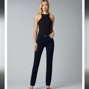 DL1961 Indigo Straight Leg Mid Rise 360 Stretch Jeans
